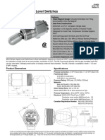 MLS Series - Liquid Level Switches: Product Dimensions Specifications