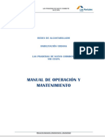 Manual de Operacion y Mantenimiento - Alcantarillado