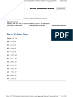 Bucket Cylinder Lines: Specifications