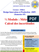 Calcul Des Incertitudes (Cours Etudiant DIP)