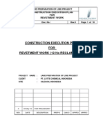 Construction Execution Plan For Revetment Work (12ha)