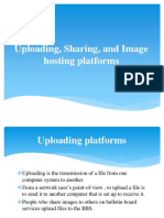 Uploading, Sharing, and Image Hosting Platforms