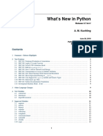 What's New in Python: A. M. Kuchling