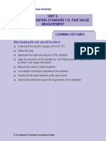 Unit 3: Indian Accounting Standard 113: Fair Value Measurement