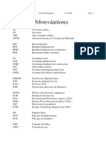 Appendix - List of Abbreviations