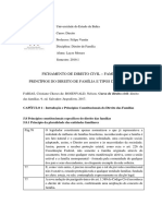 Fichamento de Direito Civil - Família