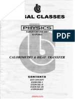 Calorimetry & Heat Transfer