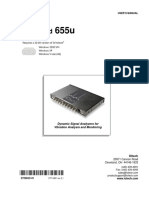 User'S Manual: Dynamic Signal Analyzers For Vibration Analysis and Monitoring