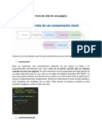 Ciclo de Vida de Una Página Ionic