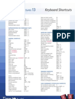 Keyboard Shortcuts