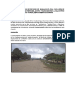 Informe de Evaluacion de Riesgos Por Inundacion Pluvial en El Area de Influencia Del Casco Urbano Del Centro Poblado de Santa Lucia