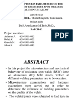 Resistance Spot Welding