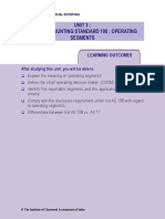 Unit 3: Indian Accounting Standard 108: Operating Segments