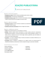 Resumos Comunicação Publicitária PDF