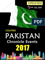 Pakistan Chronicle Events Till 2017 PDF