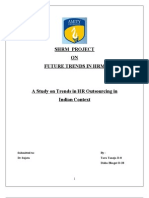 SHRM Project ON Future Trends in HRM: Submitted To: By: DR Sujata Taru Taneja D-8 Disha Bhagat D-28