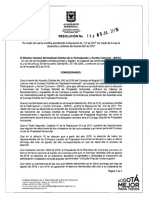 Resolución 188 de 2019 IDPAC