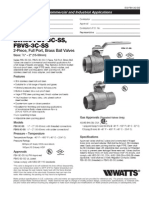 Series FBV-3C-SS, FBVS-3C-SS Specification Sheet