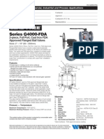 Series G4000-FDA Specification Sheet