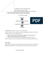 Models of Curriculum Development