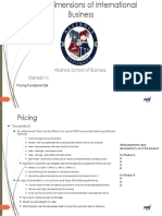 Alliance School of Business Ramesh N: Pricing Fundamentals