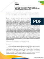 Oficinas Pedagógicas No Ensino de Biologia - Conedu