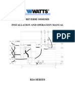 Reverse Osmosis R24-SERIES Installation Instructions