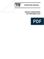 WATER CONDITIONER With WM100SM Valve Installation Instructions