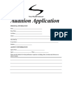 FEAM Audition Application