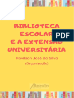 Biblioteca Escolar e A Extensão Universitária