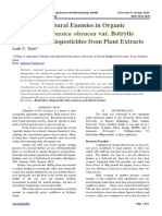 Diversity of Natural Enemies in Organic Cauliflower, Brassica Oleracea Var. Botrytis Applied With Biopesticides From Plant Extracts