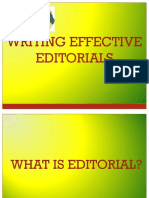 Editorial Writing