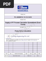 Sample Sheet: Supply of PF Process Calculation Spreadsheet (Excel Forma)