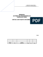 Automatización Cinta Puerta Intermedia