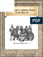 DBA3 Army List Correction