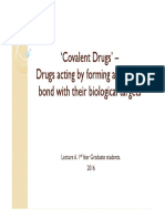 Lecture 6 - Covalent Drugs