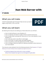 Python Web Server With Flask