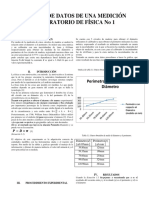 Manejo de Datos de Una Medición