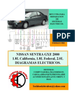 2000 Nissan Sentra GXE LIBRO (DIGRAMAS ELECTRICOS) PDF