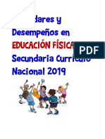 SECUNDARIA-Estándares y Desempeños en EDUCACIÓN FÍSICA 1°