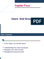 Chapter Four: Users and Groups