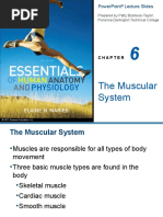 The Muscular System: Powerpoint Lecture Slides