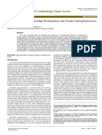 Sociology and Criminology-Open Access: Challenges of Apprenticeship Development and Youths Unemployment in Nigeria