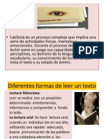 Lectura y Tipos de Lectura