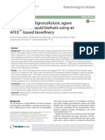 Conversion of Lignocellulosic Agave Residues Into Liquid Biofuels Using An Afex Based Biorefinery