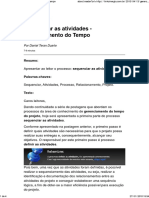 Sequenciar As Atividades - Gerenciamento de Projetos