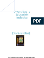 Diversidad y Educacion Inclusiva