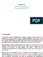 Documentos y Justificantes