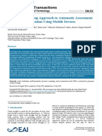 A Pervasive Sensing Approach To Automatic Assessment of Trunk Coordination Using Mobile Devices