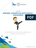 Manual Docente Taekwondo Prim B